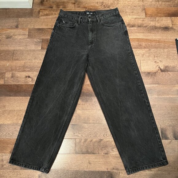 VANS Covina 5-Pocket Baggy Denim Jeans Black Men's Size 32x32 - Picture 2 of 7